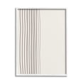 thumbnail image 4 of Stupell Industries Minimal Striped Lines Neutral Tone Visual Design Framed Wall Art, 24 x 30, Design by Kim Allen, 4 of 5