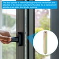 thumbnail image 5 of Square Door Knob Spindle 50x8mm, Carbon Steel Spare Door Handle Spindle, Gold 1 Pack, 5 of 7