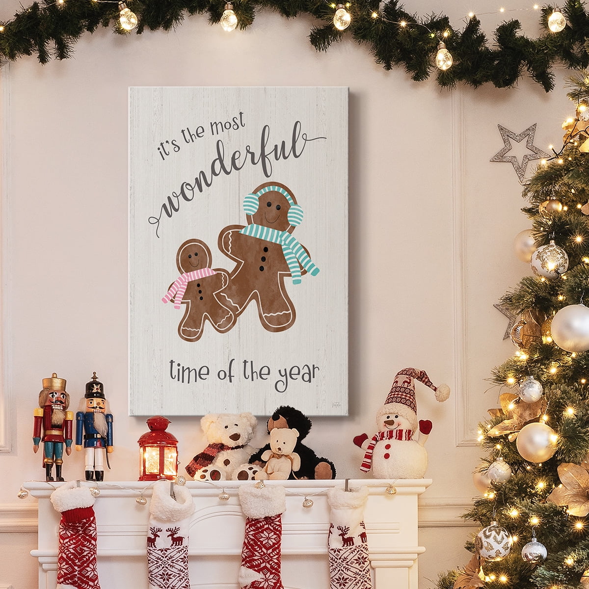 Time of the Year Gingerbread- Gallery Wrapped Canvas