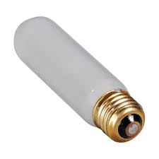 Satco S3253 T10 Incandescent Light Bulbs Frosted 40W 120V 2700K 280 Lumen 100 CRI E26 Medium Base Dimmable (25 Pack)