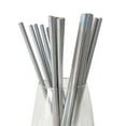 thumbnail image 2 of CEHVOM 200pc Striped Colored Paper Straws Disposable Biode-gradable Paper Straws, 2 of 2