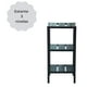thumbnail image 2 of Mueble Anaquel Estante 3 Niveles Negro, Mdf ELLEGANCE HOUSEWARE SS34291, 2 of 4