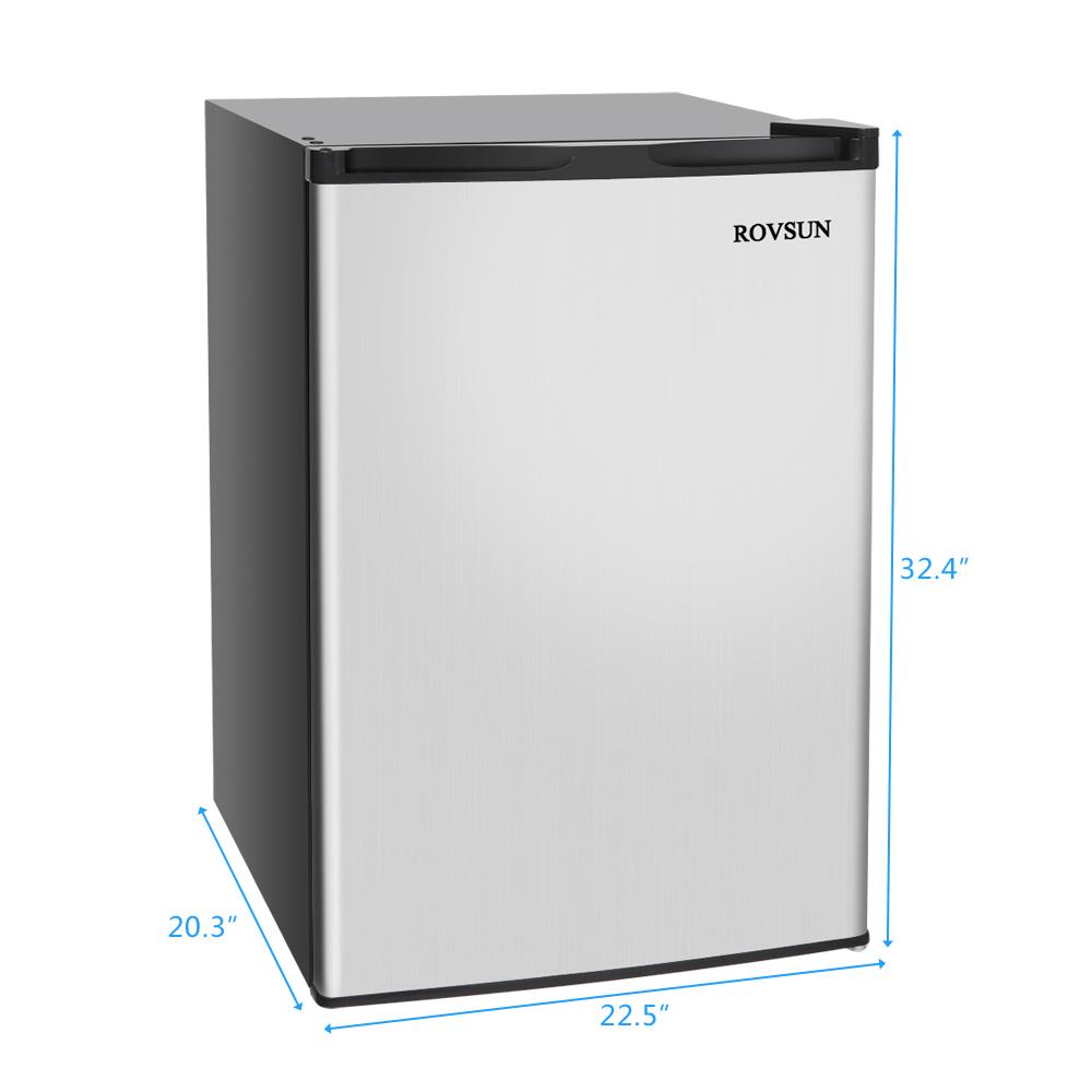 ZOKOP 3.0 Cu.ft Stainless Steel Single Door Mini Refrigerator Compact Freezer for Dorm, Office - image 5 of 8