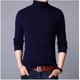 thumbnail image 1 of Suéter de punto de tiras verticales para hombre, estilo europeo y americano, ajustado, adelgazante, de color sólido, para otoño, 1 of 6