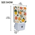 thumbnail image 4 of Yayeee LED Plug in Night Light for The Home with Auto Dusk to Dawn Light Sensors, 2 Pack, Orange Slices, 4 of 6