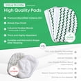 thumbnail image 5 of Turbo Microfiber Steam Mop Pads Compatible to Fit Bissell PowerFresh 1544A 1806 2075A 5938 Deluxe 3-in-1 Slim Lift-Off Cleaner Power Fresh Cloth Mops - Washable Replacement Covers 4 Pack, 5 of 6