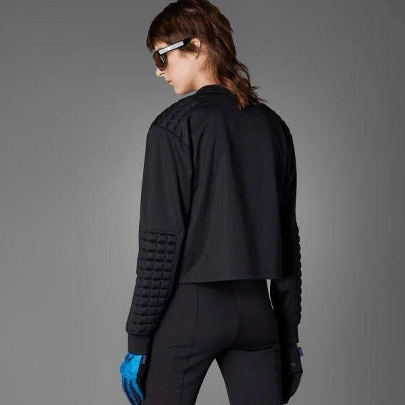 Adidas Originals Women’s Blue Version Goalkeeper Long Sleeve Jersey Top, Medium