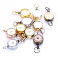 thumbnail image 4 of ✪ Zinc Alloy Carabiner Badge Reel Retractable ID Card Reel Badge Holder Keychain, 4 of 13