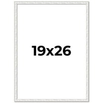 19x26 Frame White Real Wood Picture Frame Width 0.75 inches | Interior Frame Depth 0.5 inches |