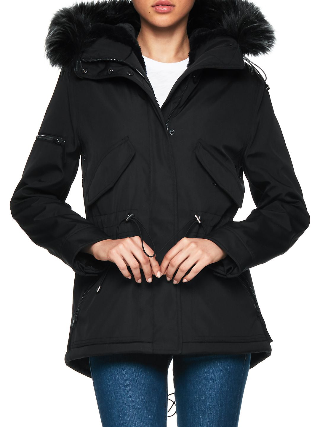 s13 canyon faux fur anorak
