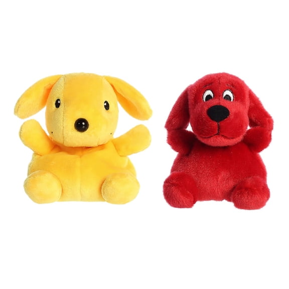Aurora Storybook Pups Plush Bundle, 4" Spot and 4" Clifford