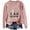 Pink, variant on Shadoumai Christmas Sweaters for Women Snowman Cozy Jacquard Female Holiday Pullover Plus Size Women's Christmas Sweater