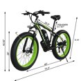 thumbnail image 2 of EAYSG 26"36V 500W Fat Tire Electric Bicycle Mountain Snow Beach EBike 21Speed(SHIMANO), 2 of 8