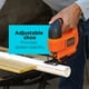 thumbnail image 4 of Sierra caladora BLACK+DECKER BDEJS300C, 4,5 A, 3000 spm, carrera de 19 mm, 4 of 6