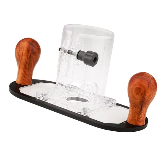 PatungKu Handheld Router Plunge Base Carving Milling Router Trimmer Plunge Base Circular Locking Trimmer Router Plunge Base