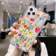 thumbnail image 3 of Luxury Flower Case For iPhone 14 11 13 12 Pro Max XR 7 8 Plus X XS SE 2020 13 Mini 14promax 13promax Silicon Funda Clear Covers, 3 of 5
