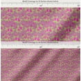 thumbnail image 2 of Soimoi Cotton Cambric Fabric Geometric Design,Leaves & Floral Artistic Printed Fabric 1 Yard 56 Inch Wide, 2 of 7