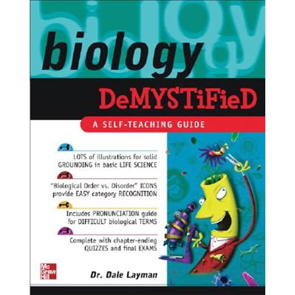 Pre-Owned Biology Demystified (Paperback) 0071410406 9780071410403