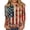 D Multicolor Tees, variant on 4Th of July Shirts Women Summer 3/4 Sleeve Tops Funny Red White and Blue Tshirts American Flag Graphic Tees D Multicolor Tees XXXXXL