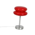 thumbnail image 5 of oshhnii Egg Tart Lamp Creative Lights 3 Colors Light Decorative Glass Bedside Lamp, 5 of 9