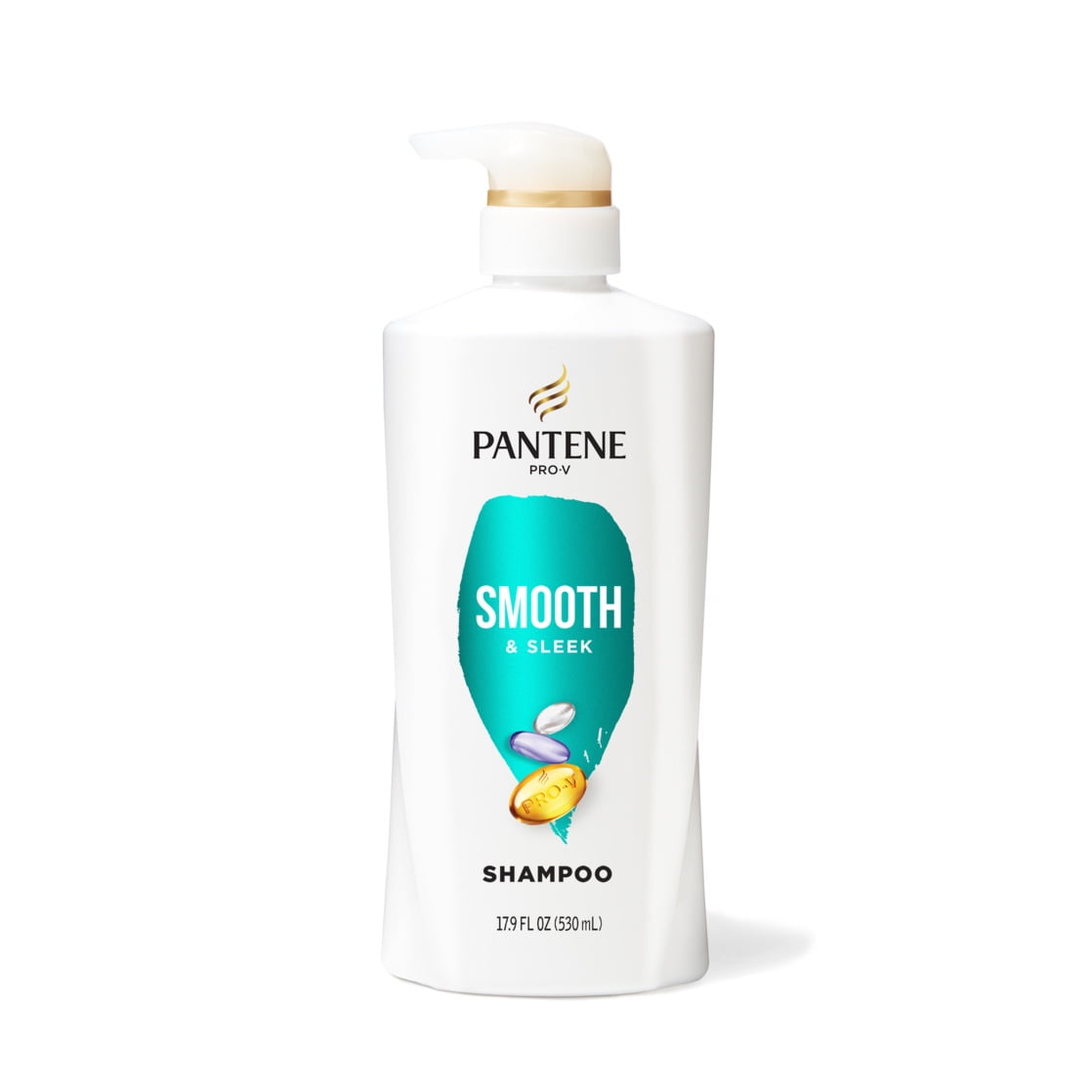 (4 pack) Pantene Pro-V Shampoo, Smooth and Sleek, 17.9 fl oz