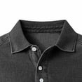 thumbnail image 6 of Goodtrade8 Mens Button down Shirts Short Sleeve Polo Dress Shirts Casual Pockets Summer Collar Outfits Work T-Shirts for Men Gift for Men, 6 of 7