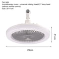 thumbnail image 2 of Ventilador LED luz dormitorio luz ventilador súper brillante luz ahorro de energía lámpara e27 tornillo, 2 of 7