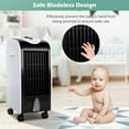 thumbnail image 6 of Resenkos 3-in-1 Portable Evaporative Air Cooler with Filter Knob, White Black, 6 of 10
