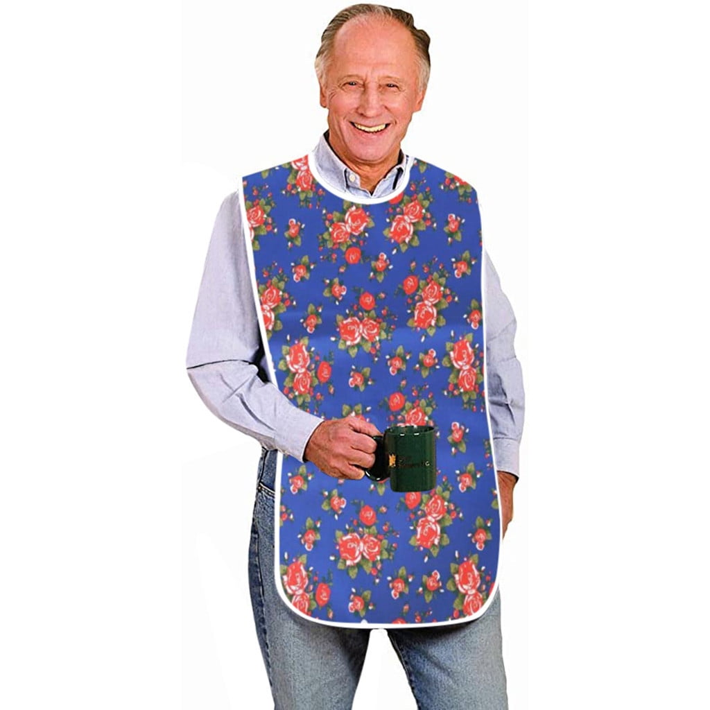 PVCS Adult Bibs Clothing Protector Long Washable Reusable Bibs