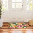 thumbnail image 3 of Yayeee Doormat for Indoor Entrance 32" x 20" Non Slippery Floor Rug, Citrus Leaves, 3 of 8