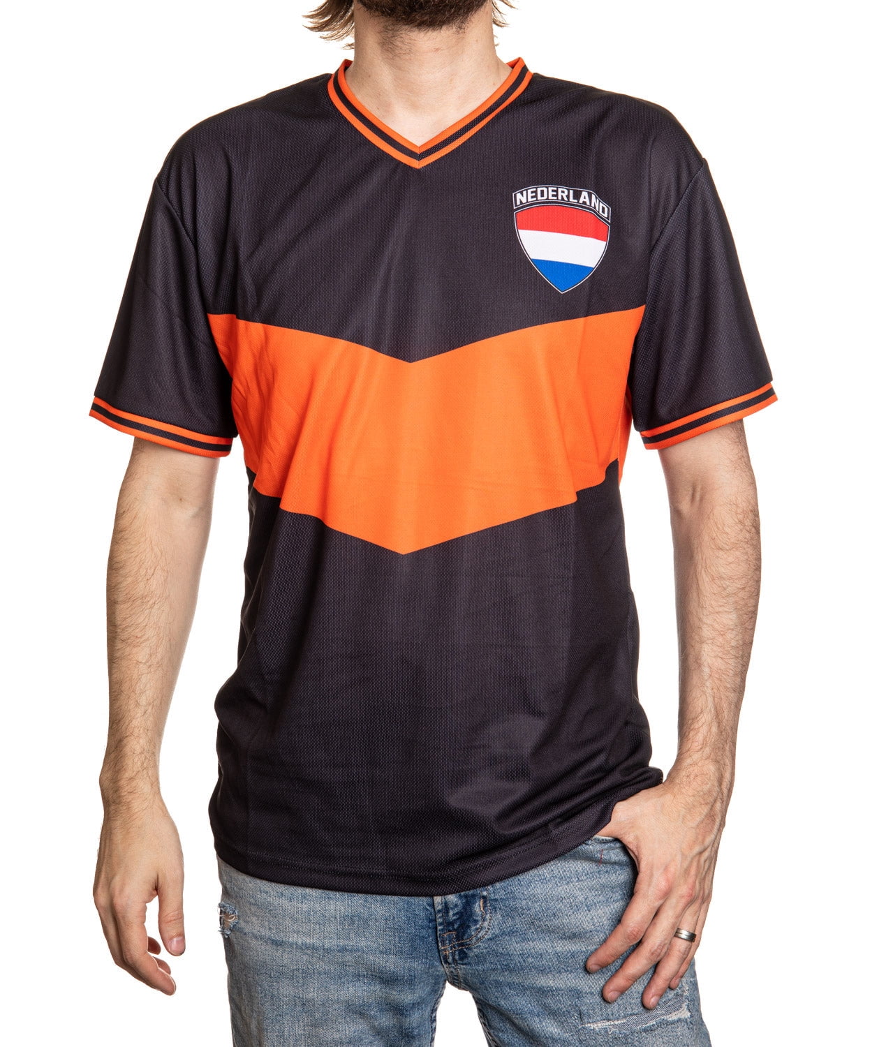 Netherlands World T-Shirt Sublimé Jour de Match de Football