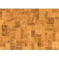 thumbnail image 1 of Ahgly Company Indoor Rectangle Abstract Orange Modern Area Rugs, 2' x 5', 1 of 4