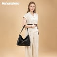 thumbnail image 7 of Montana West Hobo Shoulder Bag for Woman Adjustable Belt Buckle Hobo Bags with Adjustable Strap, Black, 7 of 7