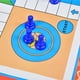 thumbnail image 5 of Juego de ajedrez de plástico multiusos con escaleras de serpiente tradicionales no tejidas para niños, juego de mesa familiar de Ludo, 5 of 8