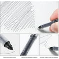 thumbnail image 2 of shiyou-Liquid Ink Rollerball Pens 12 Pcs, 0.5mm Black Ink Extra Fine Point Pens, Quick Drying Ink Fine Tip Roller Ball Pens with Plug-In Cover & Anti Slip Grip for Smooth Writing Office School Home G, 2 of 4