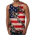 thumbnail image 1 of TopLLC Débardeurs pour Hommes T-Shirts Sans Manches Décontractés Mode Imprimée Pull Col Rond Vêtements d'Été, 1 of 4
