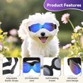 thumbnail image 3 of YSTIANN Dog Goggles ,for Small Breeds - Windproof Adjustable Riding Eyewear AZ78-3377, 3 of 6