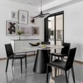 thumbnail image 2 of Nordic Round Dining Tables Kitchen Hotel Design Kitchen Dining Tables Modern Balcony Mesa Comedor Living Room Furniture YN50DT My Lux Decor Round, 2 of 10