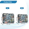 thumbnail image 4 of FORMRS 13-13.3 inch Laptop Sleeve Case Soft Carrying Quilted Computer Bag Cover, Sea Plants Pattern, 4 of 7