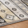 thumbnail image 5 of Addison Rugs Dream Shag Premium Machine Washable Transitional Tribal, Diamond Gray Rectangle Rug, 3' x 5', 5 of 8