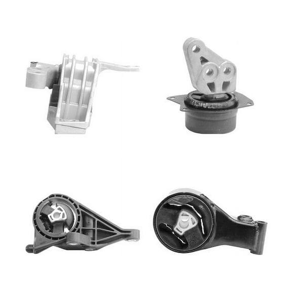 Engine Motor Mount and Transmission Mount Kit - 4 Piece - Compatible with 2013 - 2019 Cadillac XTS FWD 3.6L V6 Naturally Aspirated 2014 2015 2016 2017 2018