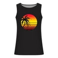 thumbnail image 3 of Leesechin Mens Muscle Tank Tops Fashion Casual Men's Summer Floral Camisole Print Sport Round-Neck Tank Top, 3 of 4