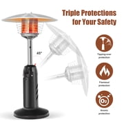 Patiojoy 13,000BTU Portable Patio Tabletop Heater Outdoor Propane Gas Heater W/ Weighted Base