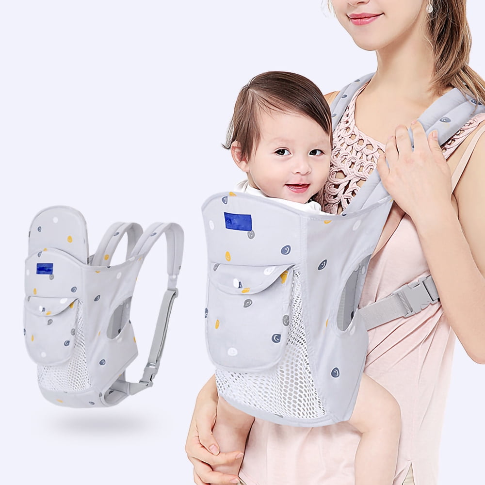 Lvelia Baby Carrier,Baby Holder Carrier Ergonomic Infant Carrier Adjustable Baby Carrier,Lightweight & Breathable Baby Front and Back Carrier for Infants Toddlers Babies Girl and Boy(Blue)