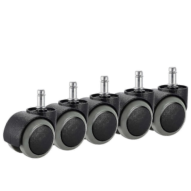 Ruedas para silla de oficina, paquete de 5, compatibles con sillas IKEA (10 mm x 22 mm) Heavy-FA-
