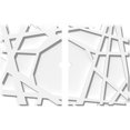 thumbnail image 1 of Ekena Millwork CMP20X13NO2-01000 1 in. ID x 7 in. Rectangle Novo Architectural Grade PVC Contemporary Ceiling Medallion - 2 Piece, 1 of 1