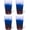 Americana, variant on Silipint 16oz Silicone Pint Glass – Unbreakable BPA-Free Reusable Silicone Drinking Cup – Flexible Dishwasher Microwave & Freezer Safe – Stemless Glass for Water Coffee Smoothies, Pack of 4
