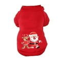 thumbnail image 2 of Gazechimp 3X Christmas Puppy Dog Hoodie Puppy Dogs Sweatshirt Winter Autumn Puppy Outfits, 2 of 8