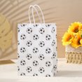 thumbnail image 1 of Bolsa de papel para recuerdo de fiesta de fútbol ​​bolsas de regalo con estampado de fútbol ​​bolsas de regalo con balón de fútbol ​​12 Uds., 1 of 8