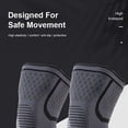 thumbnail image 4 of Knee Support Brace Compression Sleeve Arthritis Pain Relief Gym Sports Running, 4 of 5